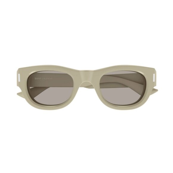 NEW SL761 003 SAINT LAURENT SUNGLASSES UNISEX ROUND GREEN EYEWEAR